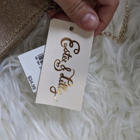 Light gold Estee and Lilly clutch - Picture 5 of 5